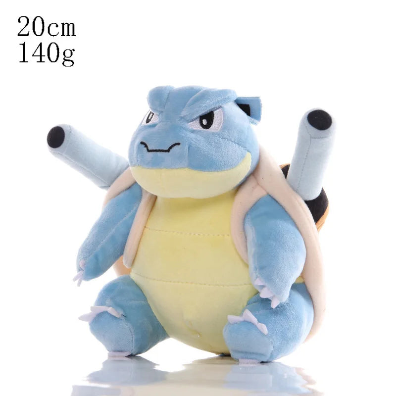 20cm Pokemon Stuffed Plush Toys Kawaii Pikachu Raichu Jenny Turtle Anime Doll Kids Birthday Christmas Gift - Image 4