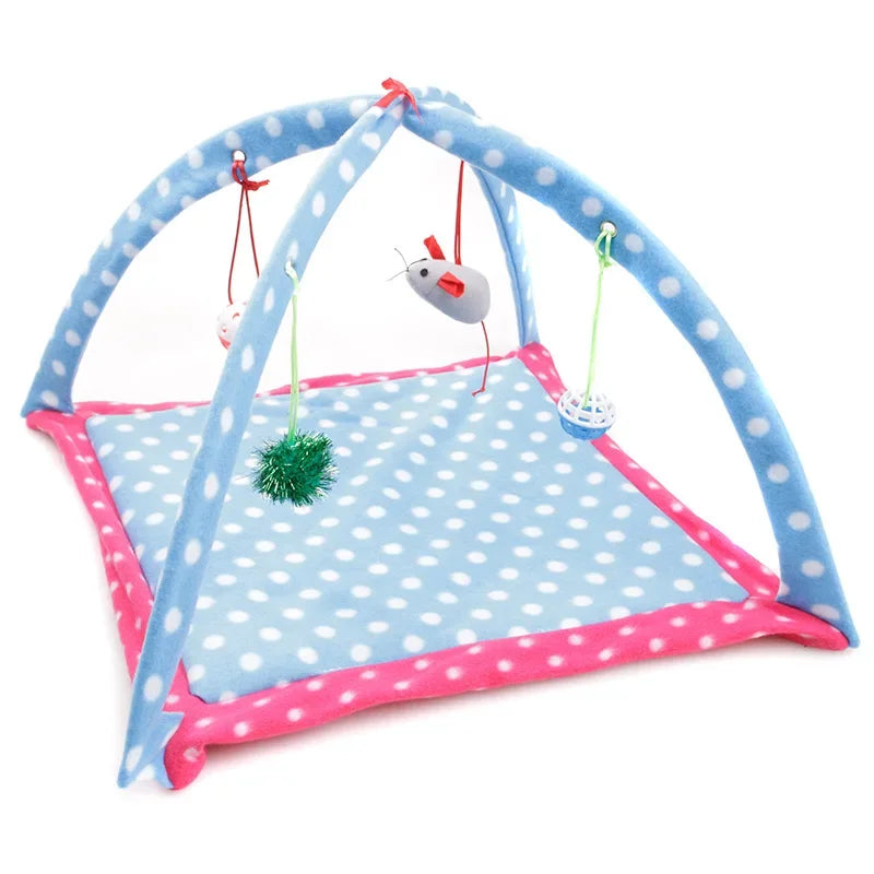 Portable Foldable Cat Tent - Funny Pet Activity Play Bed & Mat - Image 4