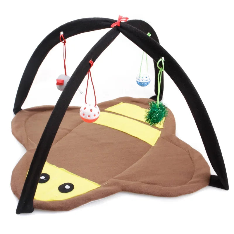 Portable Foldable Cat Tent - Funny Pet Activity Play Bed & Mat - Image 8
