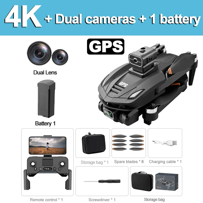 For Xiaomi V168 Drone 8K 5G GPS Professional HD Aerial Photography Dual-Camera Omnidirectional Obstacle Avoidance Drone Original - Image 10