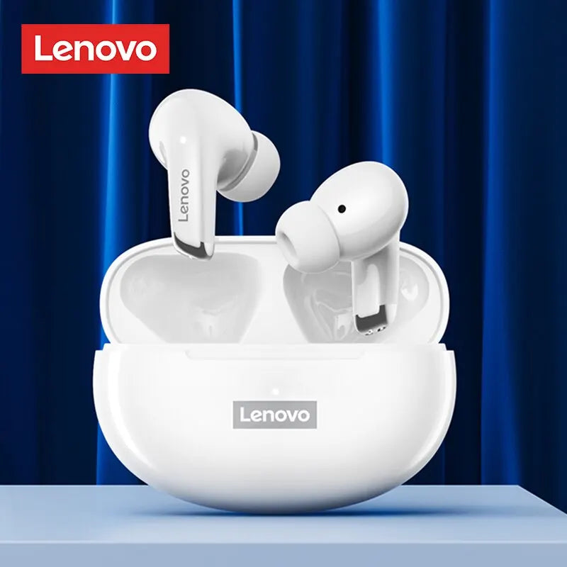 Original Lenovo LP5 Wireless Bluetooth Earbuds HiFi Music Earphones Headphones Sports Waterproof Headset With Mic Earbuds New - Image 2