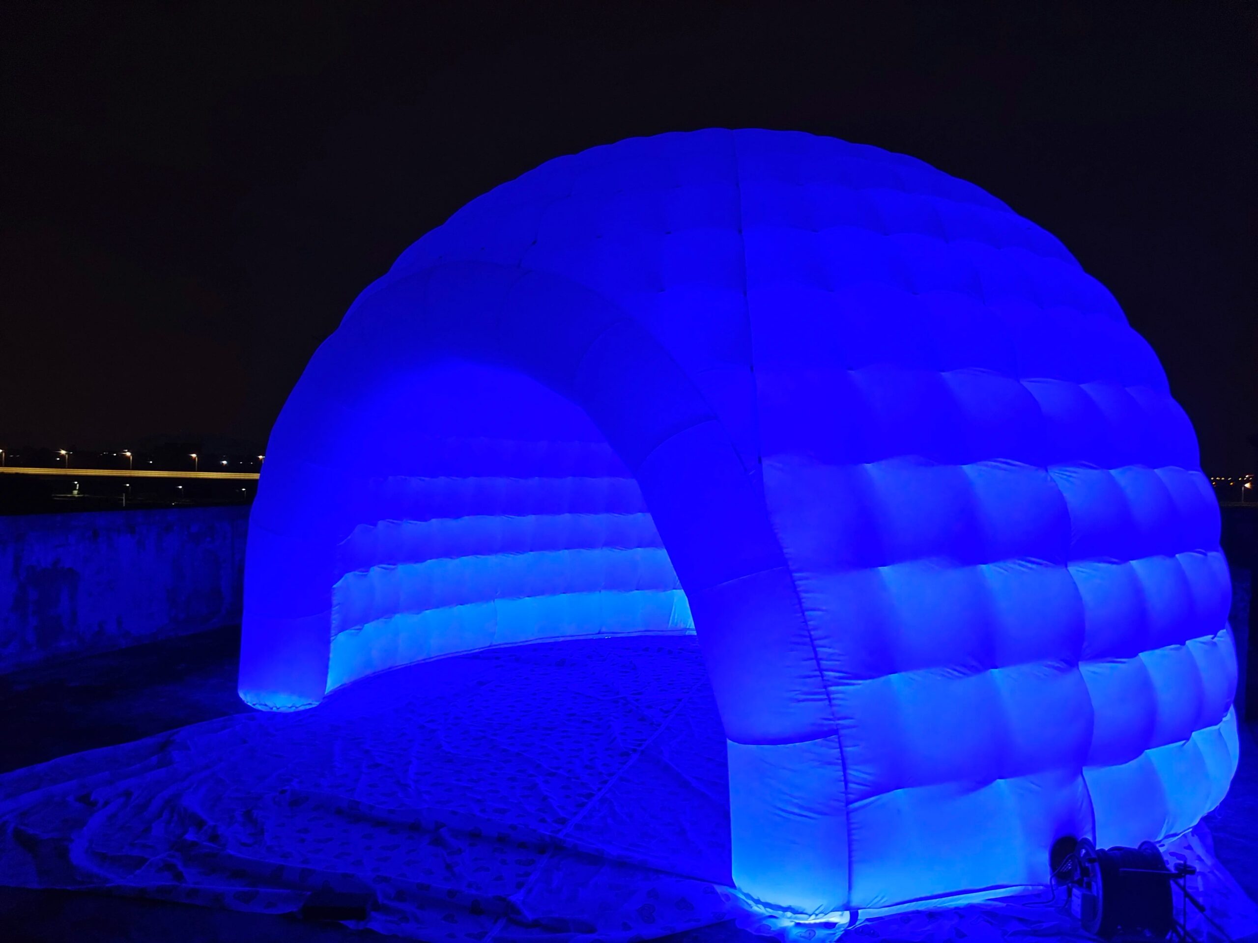 Portable LED Inflatable Igloo Dome Tent Inflatable Marquee Canopy Shelter with Air Blowerfor Exhibition Camping Party Events - Image 2