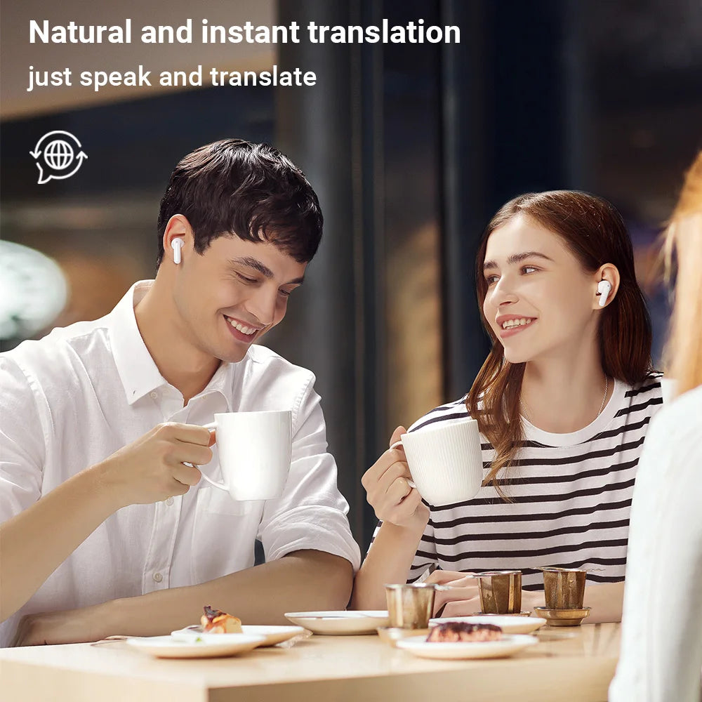 TimeKettle M3 Language Simultaneous Translator Headset Business Interpretation Earphone Travel Voice Translation Earbuds - Image 3