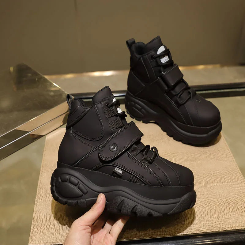 Top Quality Genuine Leather buffalo shoes platform london Women Casual Sneakers imitacion Brand Luxury Dad shoes ST487 ST488 - Image 2