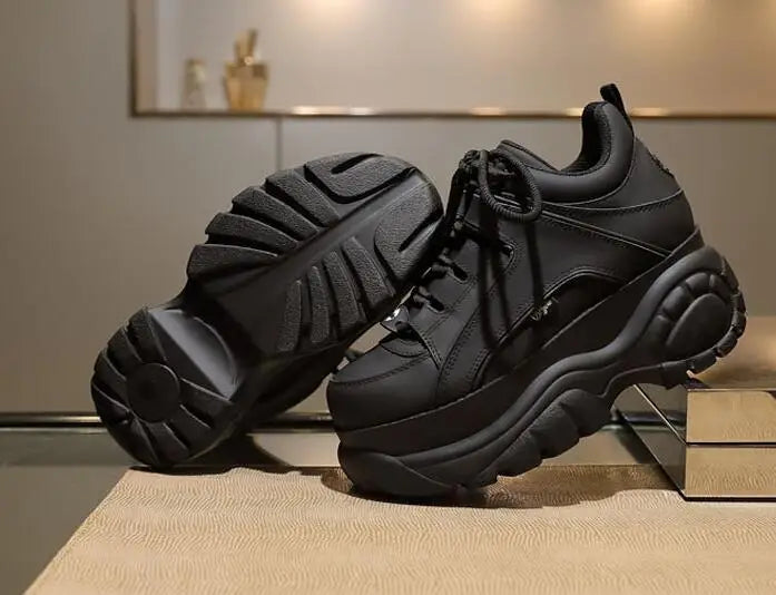 Top Quality Genuine Leather buffalo shoes platform london Women Casual Sneakers imitacion Brand Luxury Dad shoes ST487 ST488 - Image 11