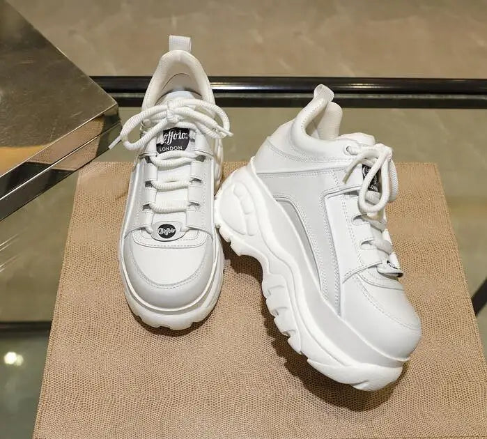 Top Quality Genuine Leather buffalo shoes platform london Women Casual Sneakers imitacion Brand Luxury Dad shoes ST487 ST488 - Image 12