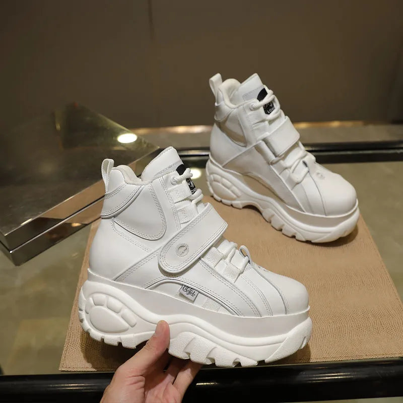 Top Quality Genuine Leather buffalo shoes platform london Women Casual Sneakers imitacion Brand Luxury Dad shoes ST487 ST488 - Image 5
