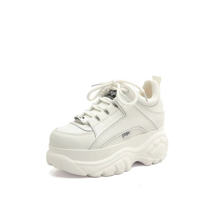 Top Quality Genuine Leather buffalo shoes platform london Women Casual Sneakers imitacion Brand Luxury Dad shoes ST487 ST488 - Image 6
