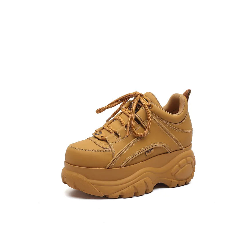 Top Quality Genuine Leather buffalo shoes platform london Women Casual Sneakers imitacion Brand Luxury Dad shoes ST487 ST488 - Image 7
