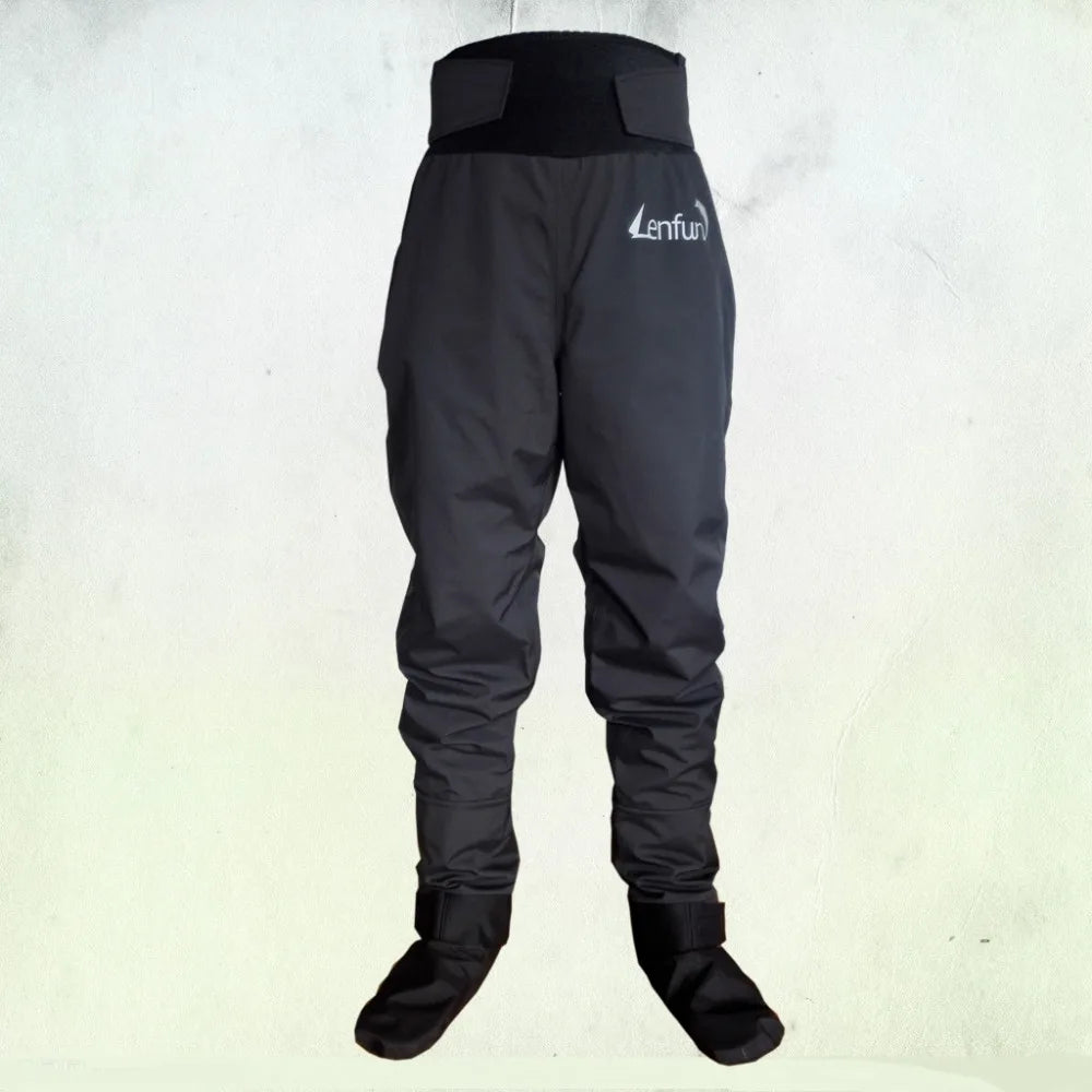 Unisex pants with integrated socks waterproof fishing canoeing paddle sailing Kayaking Sea Kayak Flatwater Rafting - Image 8